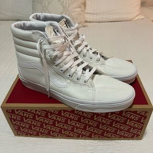 VANS SK8 HI - ALL WHITE